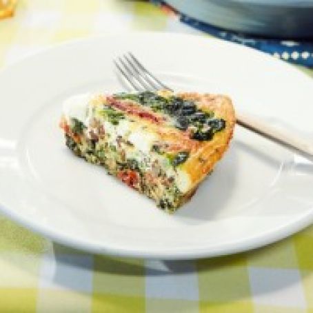 Sausage and Goat Cheese Egg Casserole : Recipes : Cooking Channel